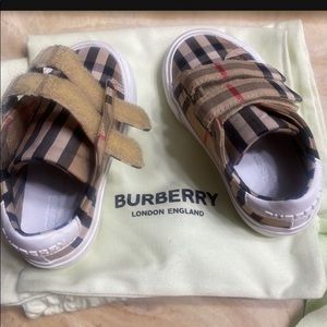 Kids Burberry shoes and leggings